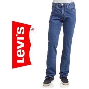 Men’s Levi’s 516 Jeans Straight Fit Stonewashed Jeans  33